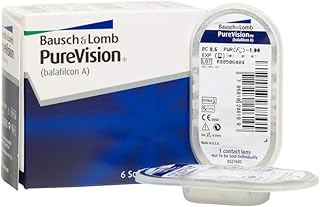 Bausch und Lomb PureVision Monatslinsen, sphärische Kontaktlinsen, weich, 6 Stück BC 8.6 mm / DIA 14 / 2.75 Dioptrien