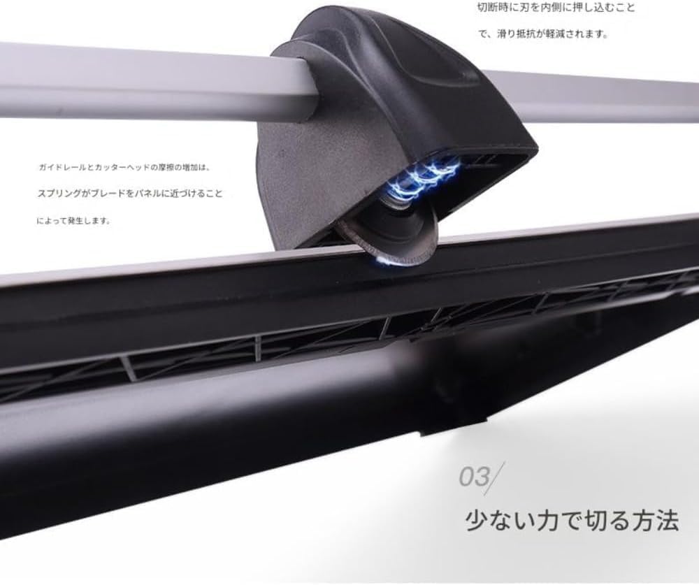 Zorimuブラック A3 サイズ対応 手動式ペーパーカッター スライド式刃付き 安全ガード搭載 スケール定規付き 多機能トリマーカ