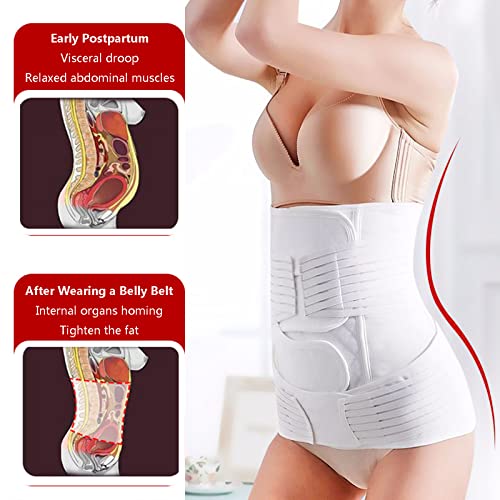 Faja Postparto Soporte Abdominal Recuperación C-Section L Blanco miniatura 3