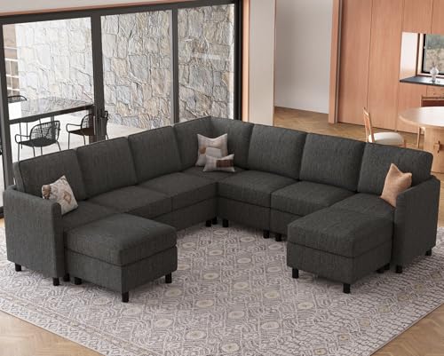 Belffin 107.1" 9-Seat U-Shape Sectional 1