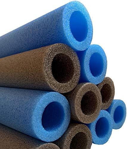 Clever Leon 8 x Trampoline Foam Tubes 180 cm (8 Poles) Universal Pole Protection for Garden Trampoline, Foam Cover for Trampoline Poles, Foam Padding Pole Cover