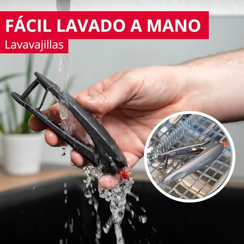 Miniatura 8 de Westmark Deshuesador De Cerezas, Herramienta Para Deshuesar Cerezas, Óptimo Para Pasteles Y Meriendas Dulces Con Cerezas Frescas, Aluminio