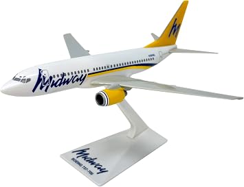 Midway 93-01 737-700 Airplane Miniature Model Snap-Fit 1200 Part# ABO-73770H-007