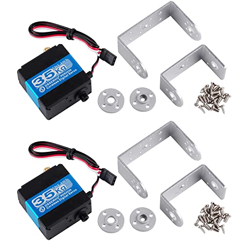 Servo 270 degrés RDS3235 35kg avec support en U pour montage DIY