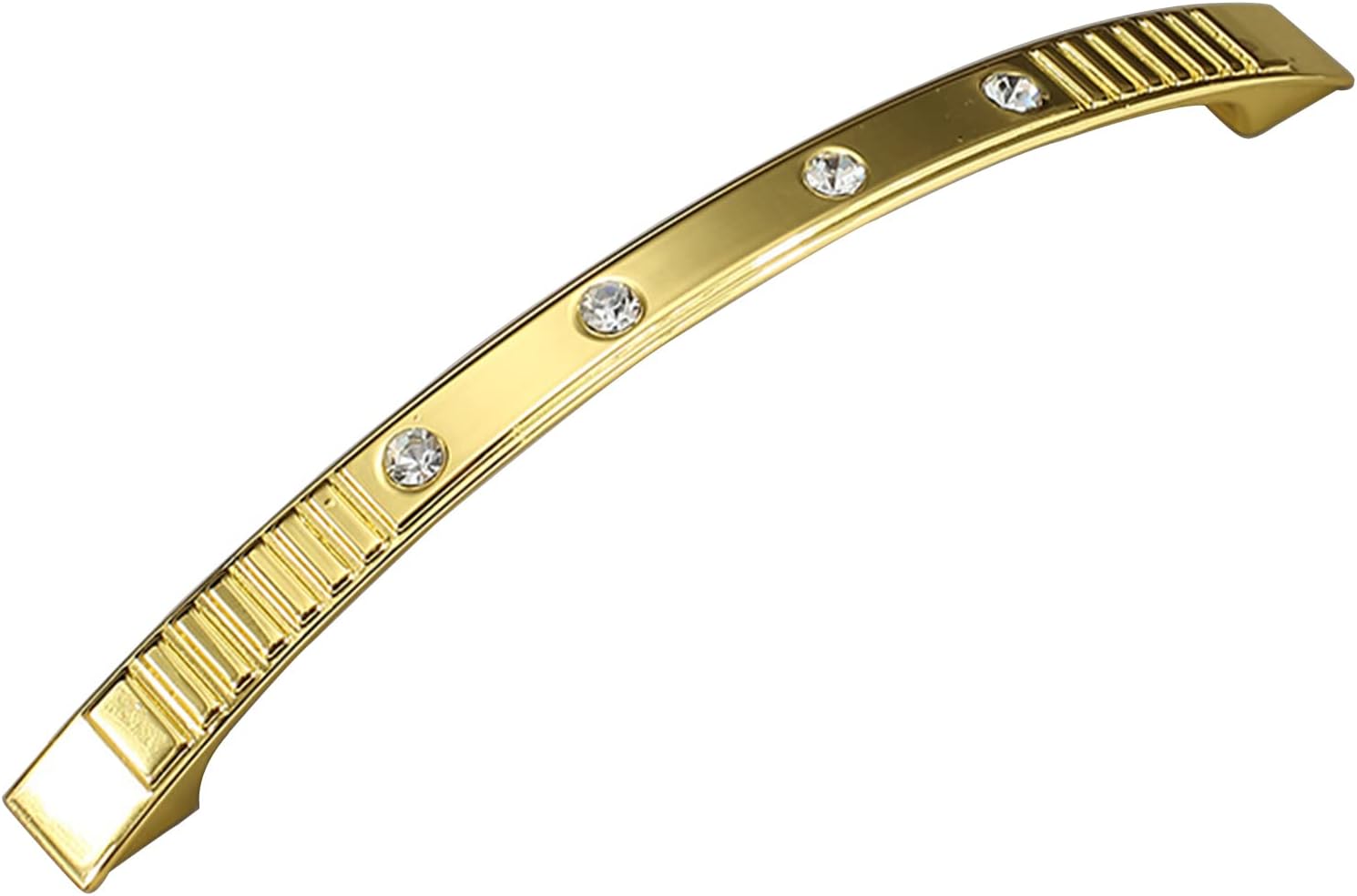 Handle,Cupboard Knobs,Gold Zinc Alloy Cabinet Door Handles Furniture Kitchen Handles Drawer Handle Kitchen Door Handles Wardrobe Handles for Dresser,Bathroom Furniture ( Color : Silver , Size : Hole d