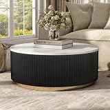 Furniture of America Beryl Marble Coffee Table