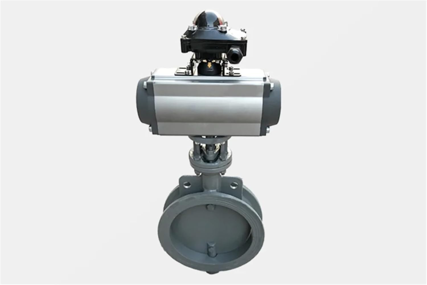 Pneumatic Ventilation Butterfly Valve Cast Steel Wafer Type Warm air Discharge Butterfly Valve(DN350)