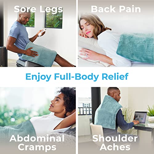 image for Pure Enrichment® PureRelief™ Ultra-Wide Microplush Heating Pad - 20