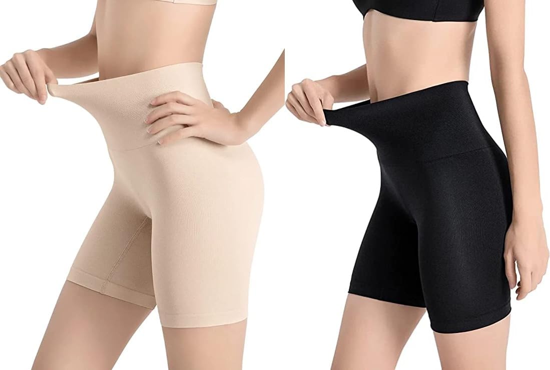 High Waisted Premium Shapewear Body Shaper Shorts Tummy Tucker Control Thigh Slimming Body Shaper for Women-image-12