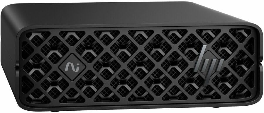 HP ZGX G1n Workstation - ARM Cortex X925-128 GB - 1 TB SSD - Mini PC - Black - NVIDIA GB10 Grace Blackwell Superchip Chip - DGX OS - NVIDIA Graphics - English Keyboard - 10 Gigabit Ethernet, 200 Gig