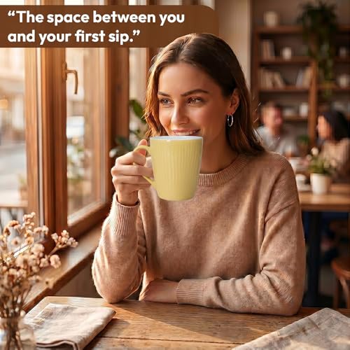 Image of U.P.C. Milk Mug Set of 2 | Ceramic & Bone China Coffee Milk Cups | Designer Printed Tea Coffee Mug Set | Large Capacity Milk Mugs | Microwave Safe Cup Set (UPC Milk-Mug-35)