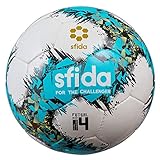 SFIDA(スフィーダ) 【JFA検定球】フットサルボール 4号球 一般・大学・高校・中学生用 INFINITO APERTO 4 SB-21IA02 white turquoise