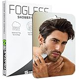 Stratazon Shower Mirror Fogless for Shaving, New Anti-Fog Replaceable Shields, Hard Water Resistant,