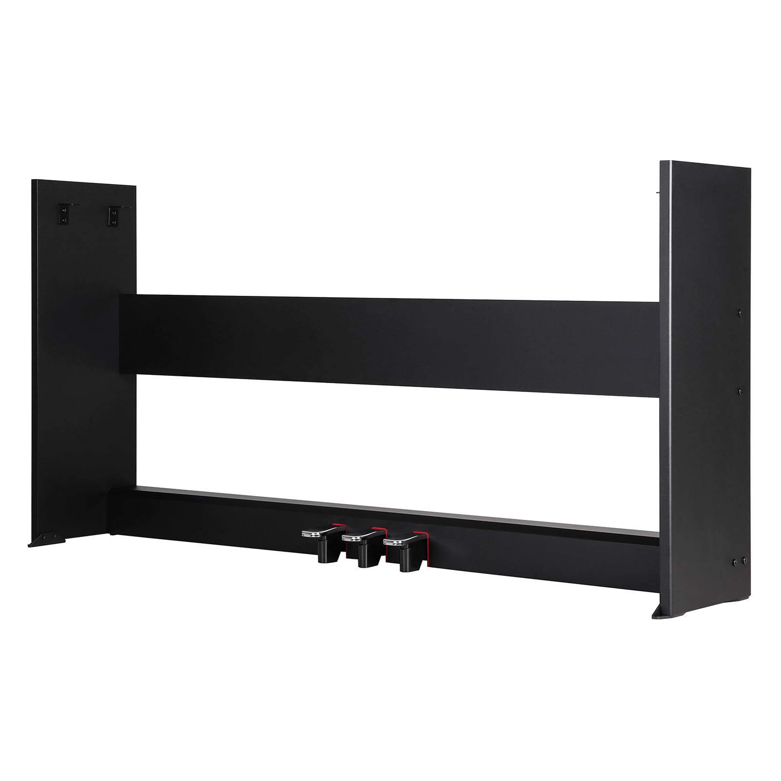 NU-X Support en bois de qualité supérieure avec système intégré à 3 pédales pour pianos numériques NU-X NPK-10 et NPK-20 | Support robuste et élégant avec finition noire élégante