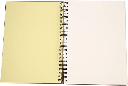 VICASKY Cuaderno de bocetos en espiral, tapa de estraft, bloc de bocetos en blanco, cuaderno de bocetos a granel, bocetos con alambre para dibujar