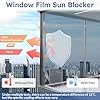 rabbitgoo Heat Reflective Window Film Privacy Film for Glass Windows, One Way Mirror Tint Sticker Sun Blocker, UV Glass Sticker Mirror Heat Reflector Thermal Solar Vinyl Silver 60x300cm #1