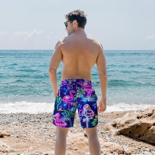Ahegao Men's Swim Trunks Quick Dry 3D Printed Beach Board Shorts with Pockets Cool Mesh Lining Bathing Suits4