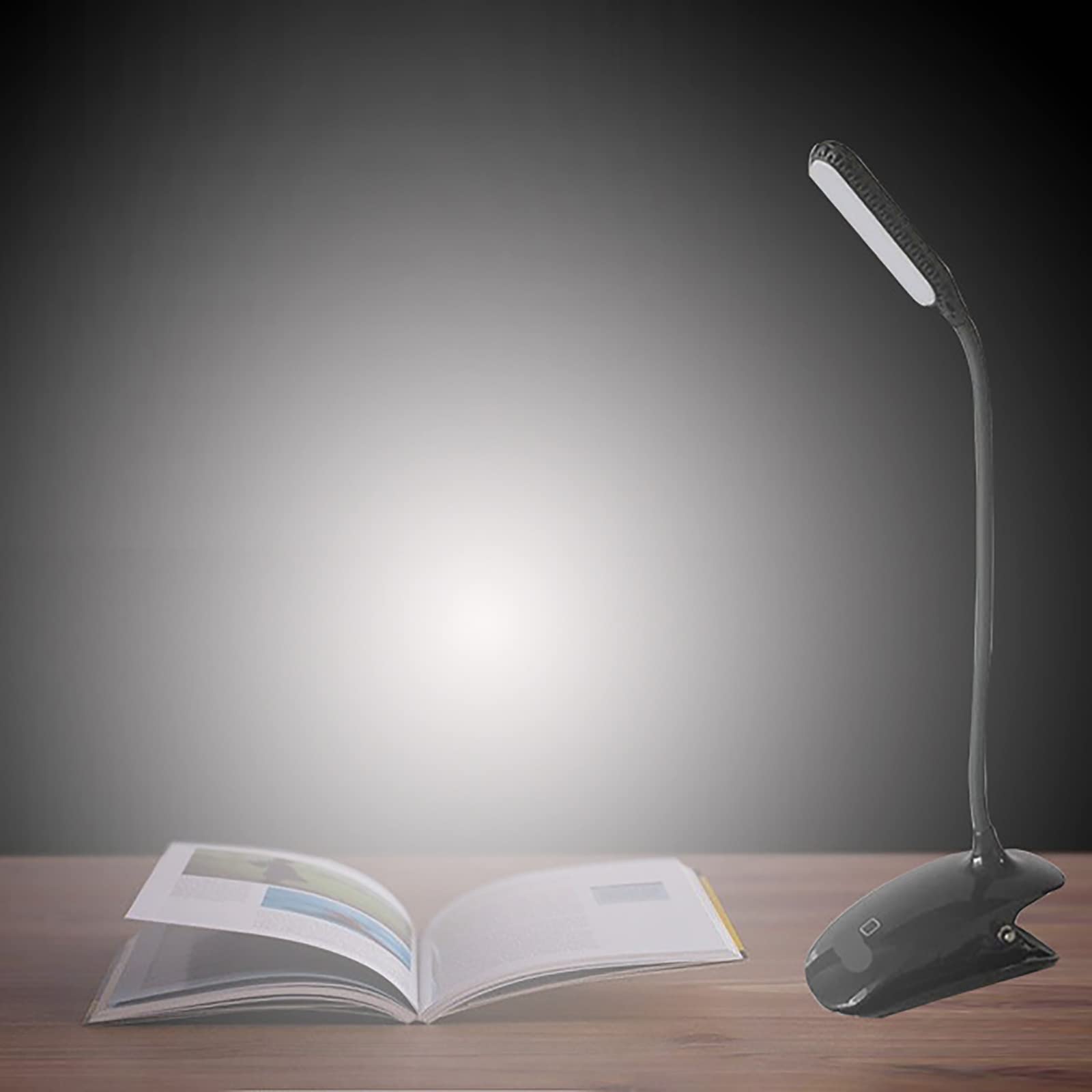 Lampada Da Lettura A Led Piatta Con Clip: 3 Modalità Di Luce, Ricaricabile E Protezione Occhi, Per Letto, Viaggio E Studio