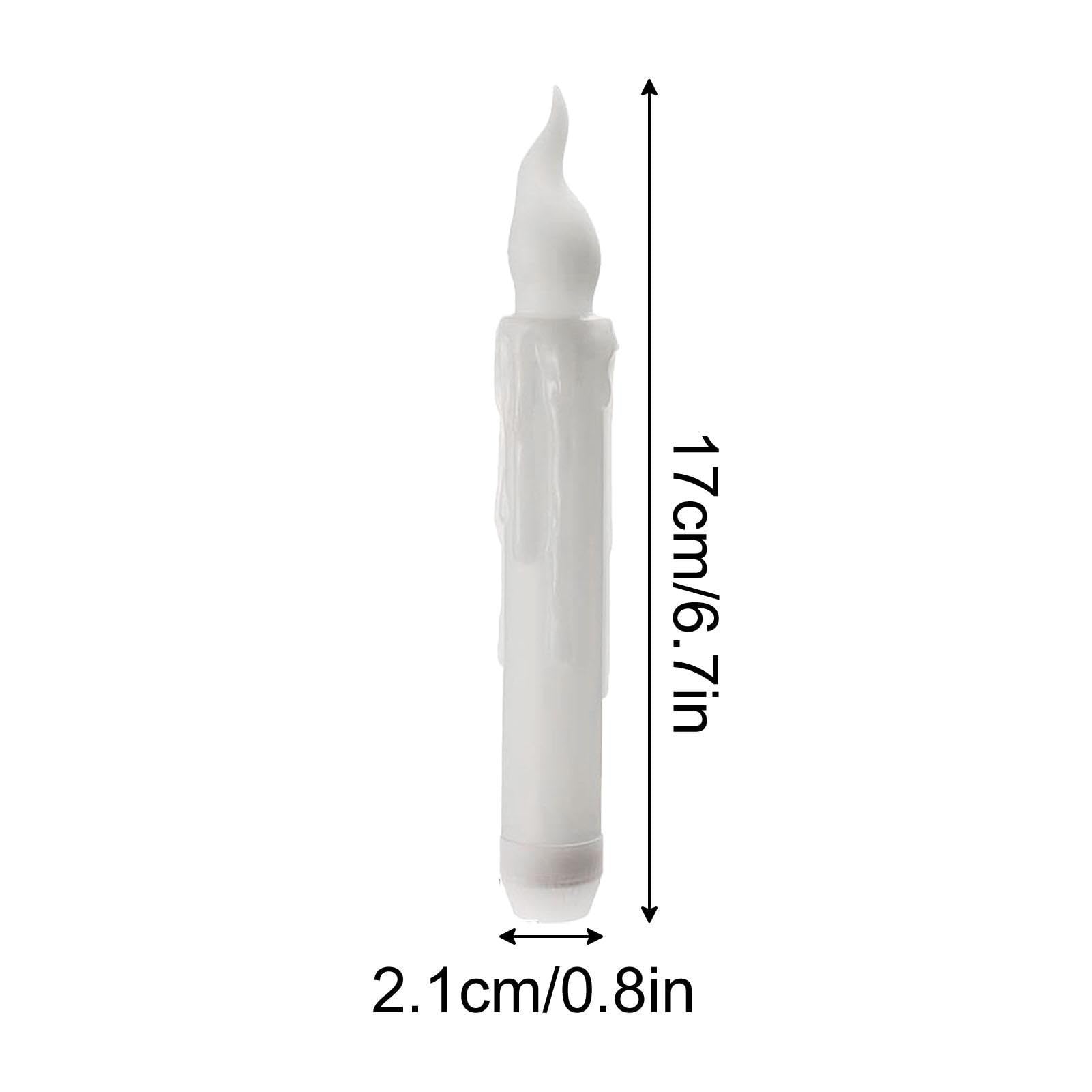 Velas LED flotantes,12 Velas sin Llama - Velas sin Llama con Pilas | Velas LED duraderas con Control Remoto, Velas cónicas 6,6 Pulgadas para cumpleaños, temática