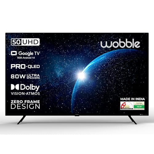 Image of Wobble 126 cm (50 inches) X Series 4K Ultra HD Ultra QLED Google TV WB50QDXGU2875T24