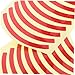 Gatuida Pressure Gauge Circle Stickers Red Decals Colorcoded Clarity for Industrial Equipment Calibration