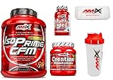  AMIX NUTRITION PACK ISO PRIME 2 KILOS Sabor chocolate + Amix creatina 300 gr + Amix multi mega stack 120 tablets + batidor + pastillero