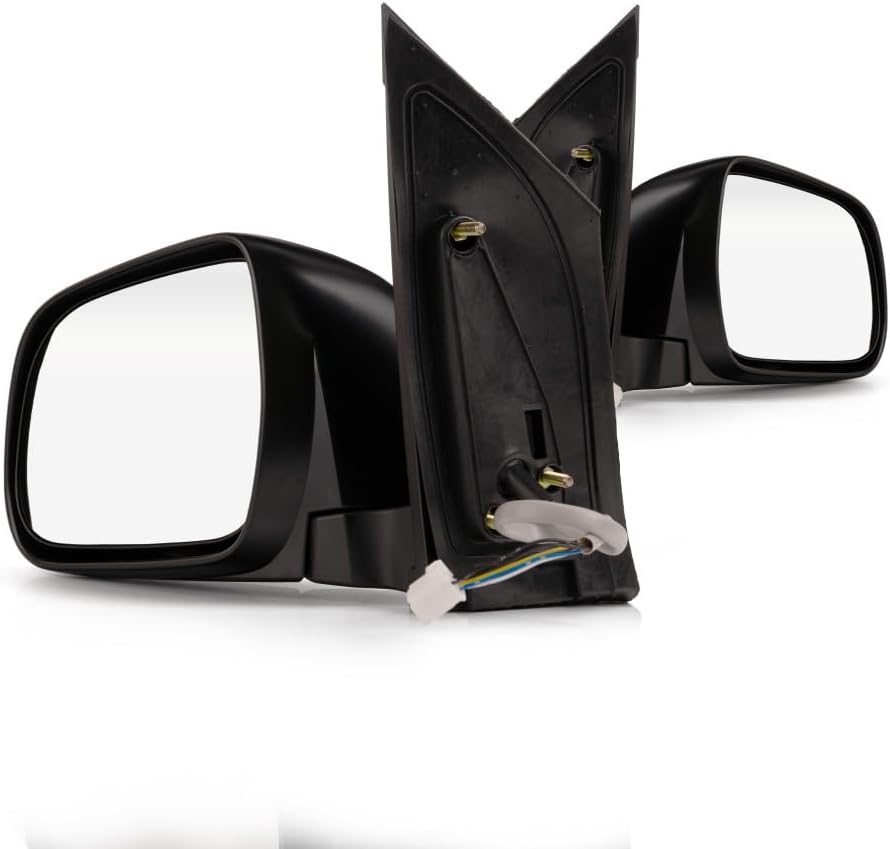 For Toyota Sienna 2004-2010 Door Mirror Driver and Passenger Side | Pair | Power | Heated | Paint To Match | Replacement For TO1320205, TO1321205 | 87940AE020, 87910AE020