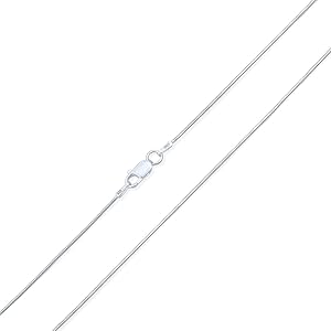 Amazon.com: ARGENTO REALE 925 sterling silver necklace 1MM- 2MM