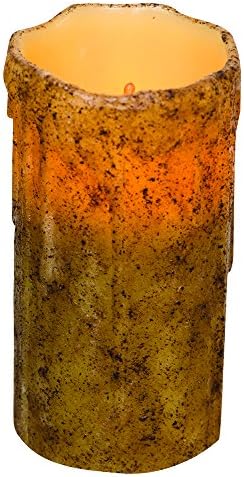 CWI Gifts Burnt Drip Wax Battery Operated Candle - Realistic Flameless Candles - LED Candles - Battery Operated with Timer - 6" - Burnt Ivory Drip image 5