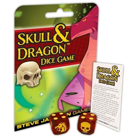 Steve Jackson Games Skull and Dragon Dice Game Cover