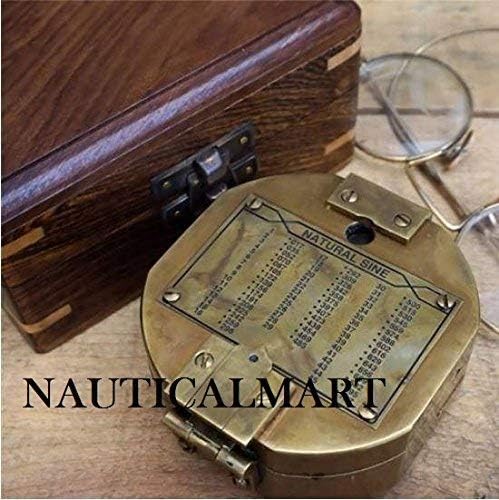 Antique Nautical Vintage Directional Magnetic Compass with Famous Love Quotes You're The Best Part of My Life Engraved Baptism Gifts with Stamped Leather Case for Loved Ones