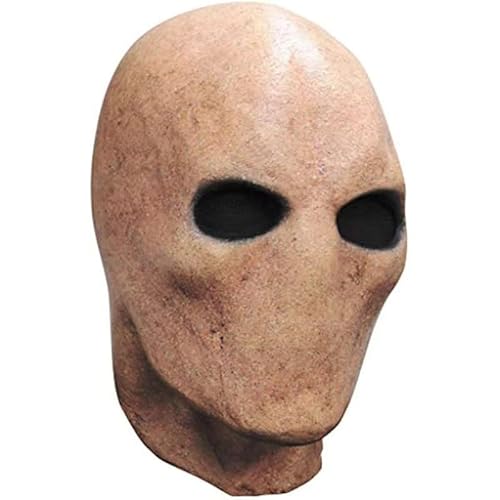 Aspfoaw Creepy Faceless Clown Mask Cosplay Costume Horror Face Mask Cosplay Latex Full Face Mask For Halloween cover