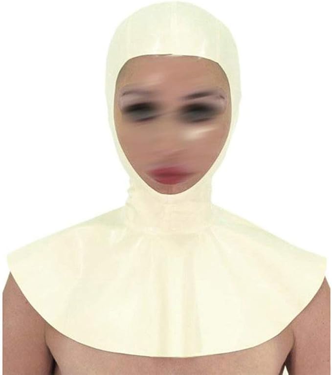 Unique Latex Mask Rubber head Unisex Hood Wear for Cosplay