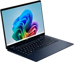 HP OmniBook X Flip 14 Ai Laptop, tela IPS Touch 2K de 14 polegadas, Intel Core Ultra 7 256V, 16GB LPDDR5x RAM, 1TB SSD, Intel Arc 140V 8GB, Copilot+ NextGen AI PC, teclado retroiluminado, Win 11, azul