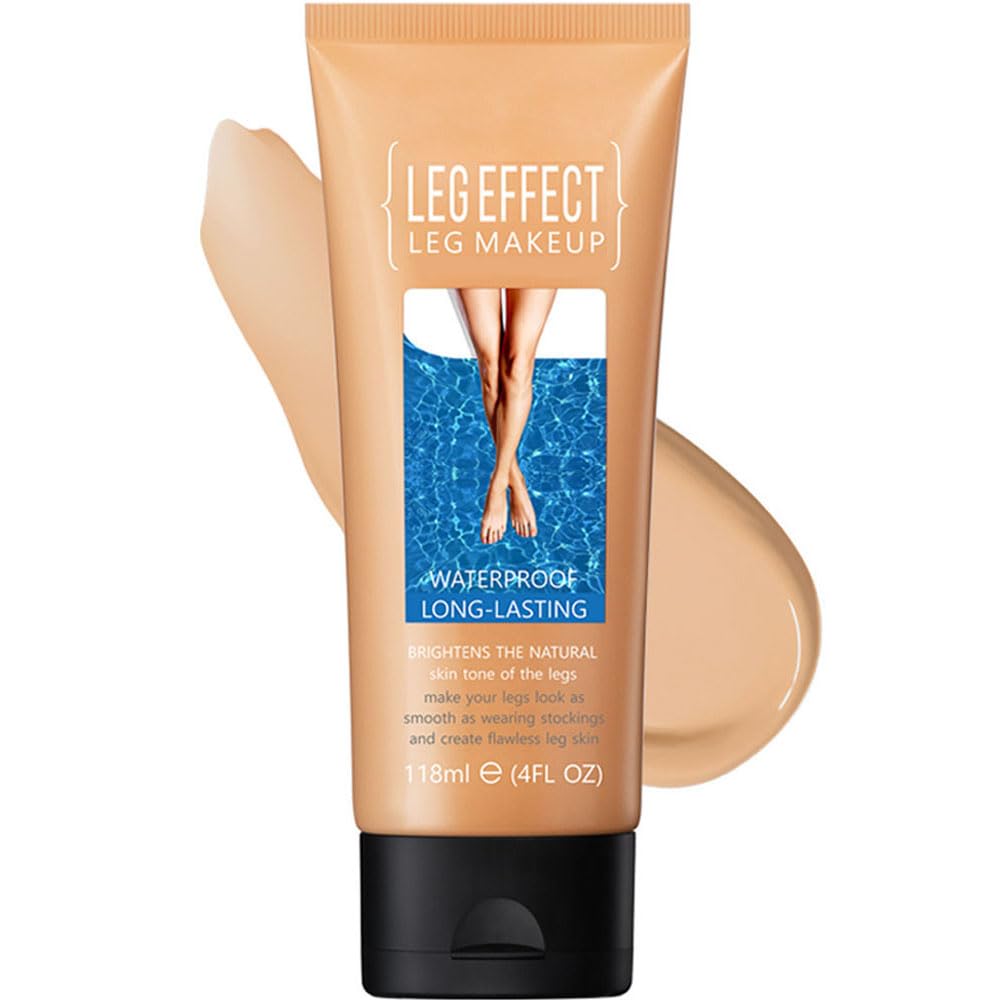 Leg and Body Makeup, Skin Perfecting Body Foundation, Tattoo Cover Up Makeup, Spider Vein Concealer for Leg and Body Scar Cover up Makeup, Flawless Looking Legs, Evens Skin Tone (Medium Golw)