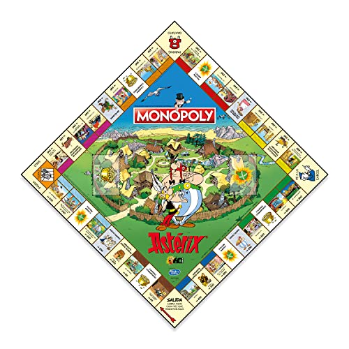Monopoly Jeux de société – Édition Astérix : 2 à 6 Joueurs, Jeux pour Enfants et Adultes, Cadeau Parfait, idéal pour Les soirées de Jeux, à partir de 8 Ans et Plus – Image 6