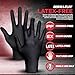 Derma-Tuff Powder Free Nitrile Disposable Gloves | 6 Mil - 2XL 100 Ct | Latex Free, Chemical + Puncture Resistant, Fully Textured Grip, Beaded Cuff, for Automotive, Maintenance, Industrial | 66590