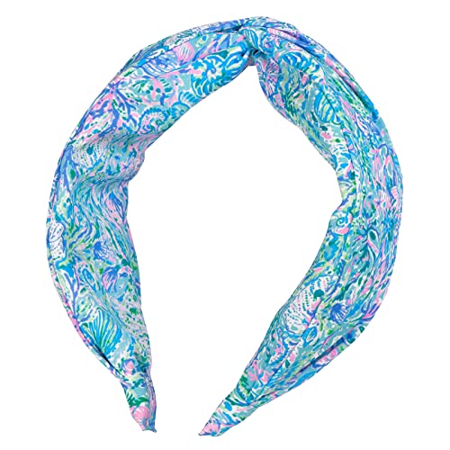 Lilly Pulitzer Colorful Knotted Headband, Slim Satin Headband, Cute Hair Accessories For Women And Girls, Soleil It On Me #TOP8