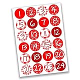 aufkleber rund nummeriert Die selbstklebenden Sticker kannst du auf deine Geschenke, Päckchen, Stoffsäckchen, Geschenkanhänger, Geschenkboxen oder Briefumschläge kleben