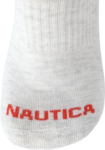 Image of Nautica Womens Low Cut Socks - 6 Pack Soft Stretch Breathable Mesh Cushioned Athletic Performance No Show Socks for Women