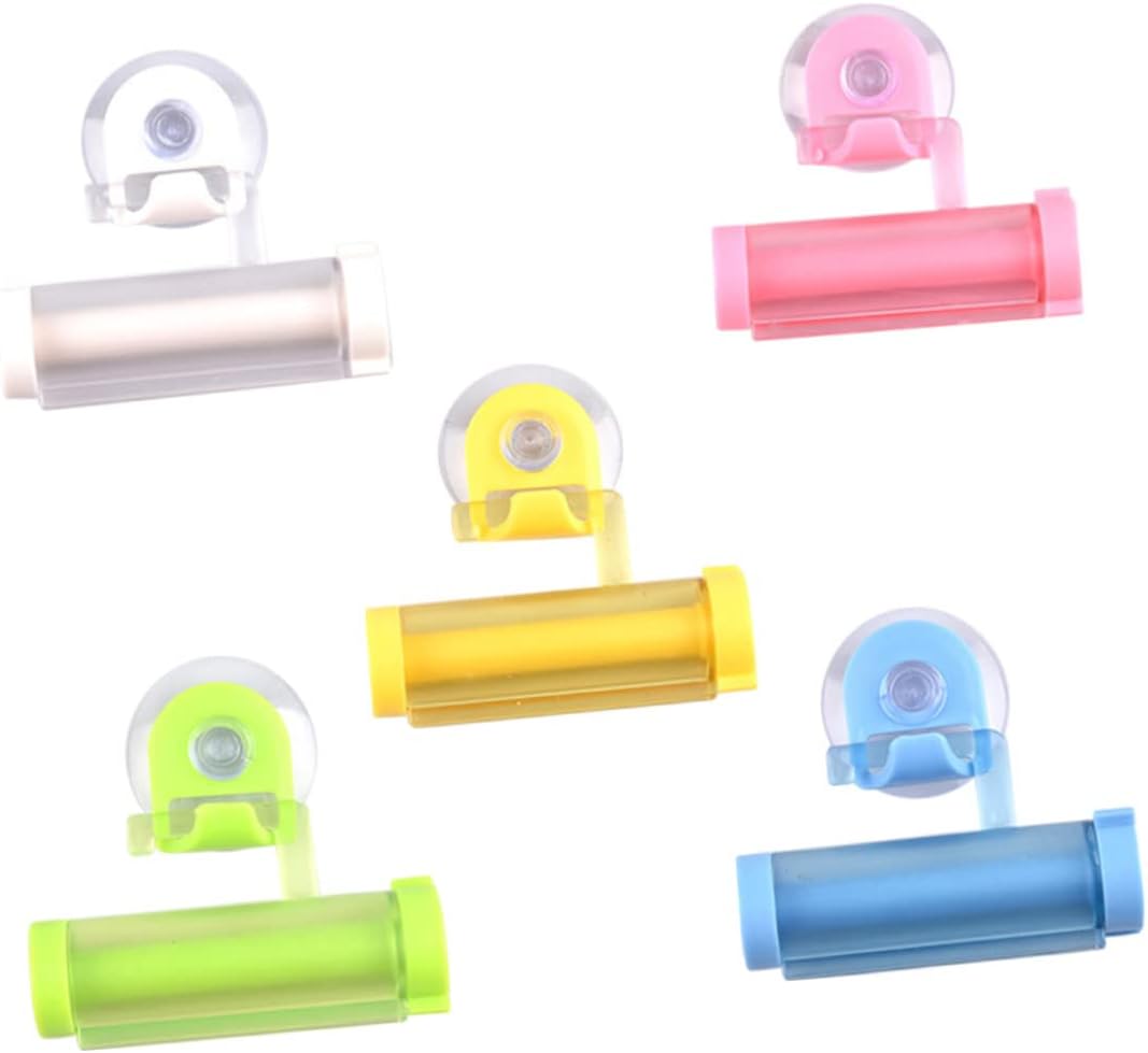 Mobestech 15pcs Toothpaste Pump Dispenser Squeezer Organize Your Bathroom This Extruder Tool Random Color
