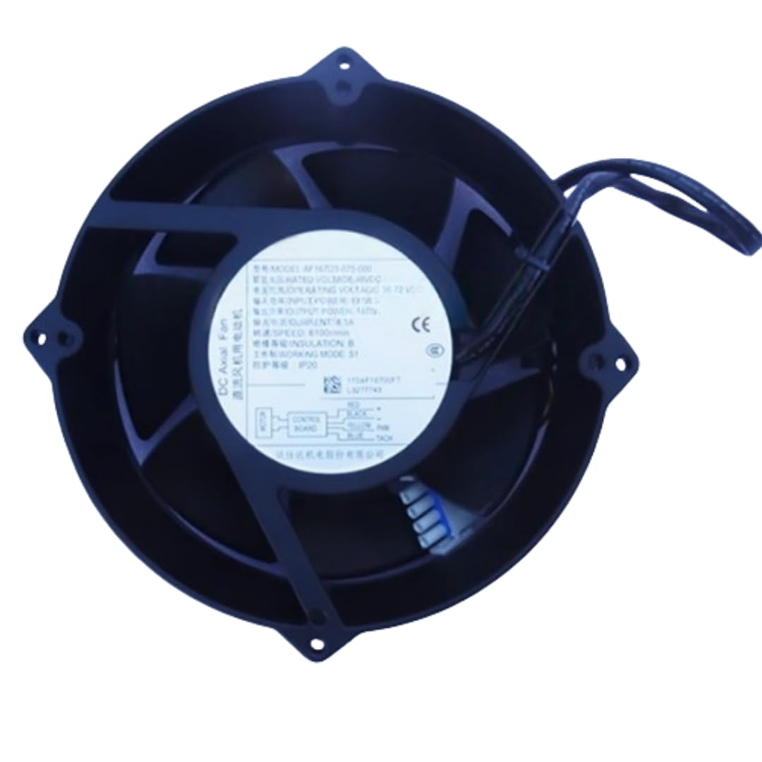 AF167D3-075-000 48V 4.1A 197/147W 6100RPM Cooling Fan 167mm