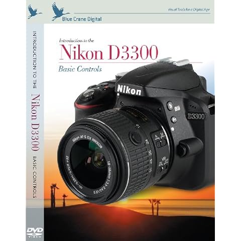 Blue Crane Digital zBC159 Introduction to the Nikon D3300: Basic Controls by Blue Crane Digital (Grey) Cover