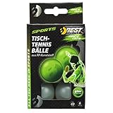 Best Sporting Funbälle Spaßbälle Tischtennisbälle 6 St, nachtleuchtend Glow in The Dark