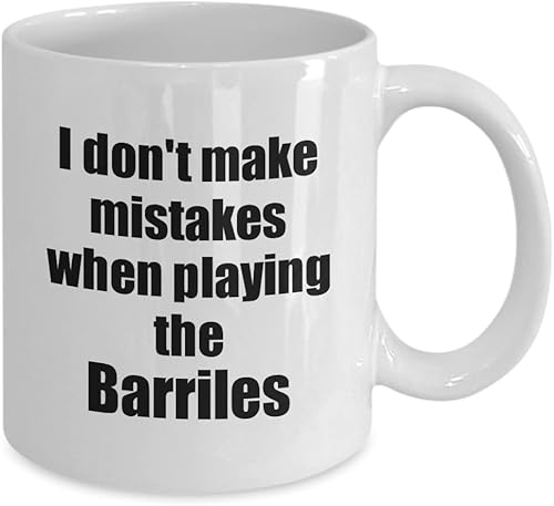 Miniatura 2 de I Don't Make Mistakes When Playing The Barriles Mug Hilarious Musician Quote Funny Gift Coffee Tea Cup 11 oz