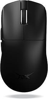 ATK Blazing Sky F1 Wireless Gaming Mouse, 8k Hz Polling Rate, Ultra-Light 35–50g, Dual-Mode (2.4G/USB-C), Ice-Feeling Coating, Leviatan Co-Branded Edition (F1 Pro Max, Black)