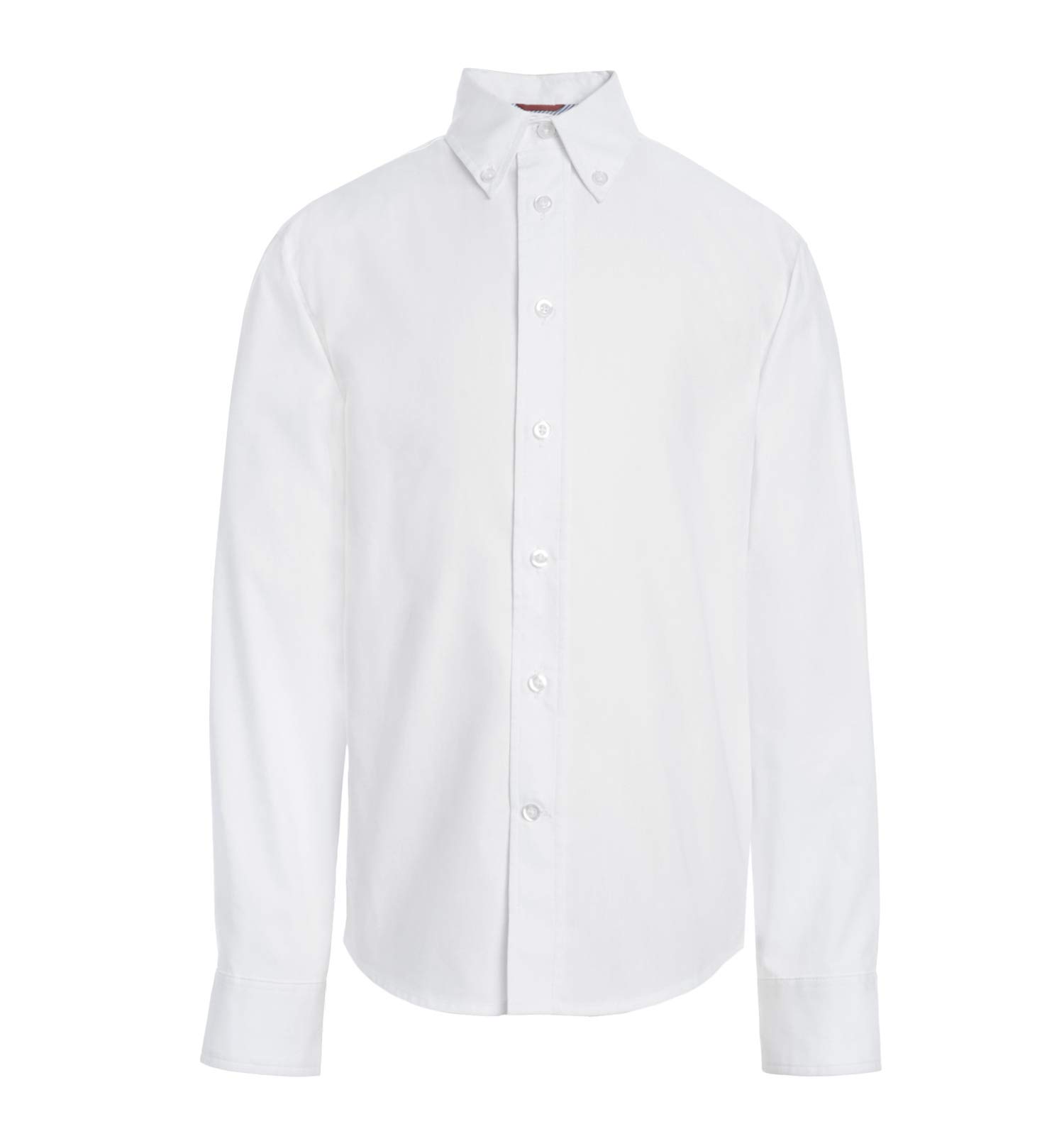 Solid Stretch Poplin Shirt L/S White