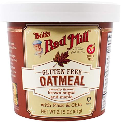Bob's Red Mill Gluten-Free Oatmeal Cup - Maple & Brown Sugar Flavor, 2.15 Ounce Single Serve