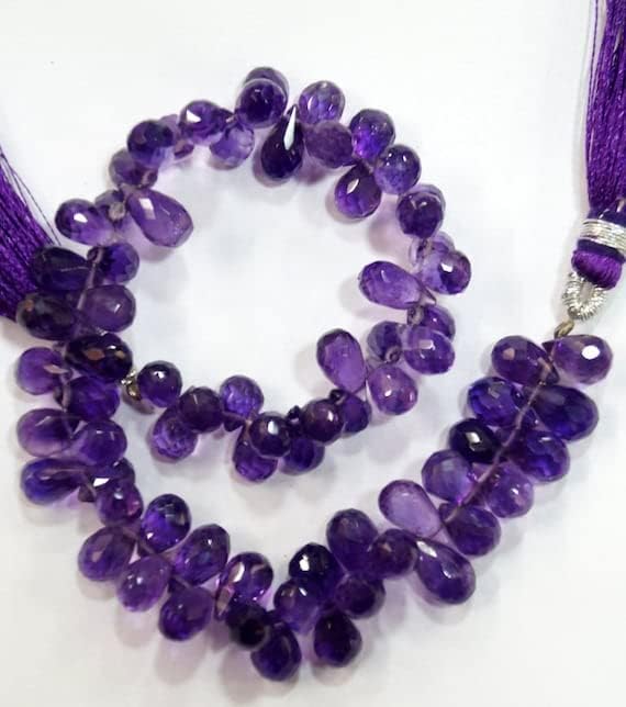 Améthyste africaine véritable LKBEADS pour remplacer les perles synthétiques ternes - 3