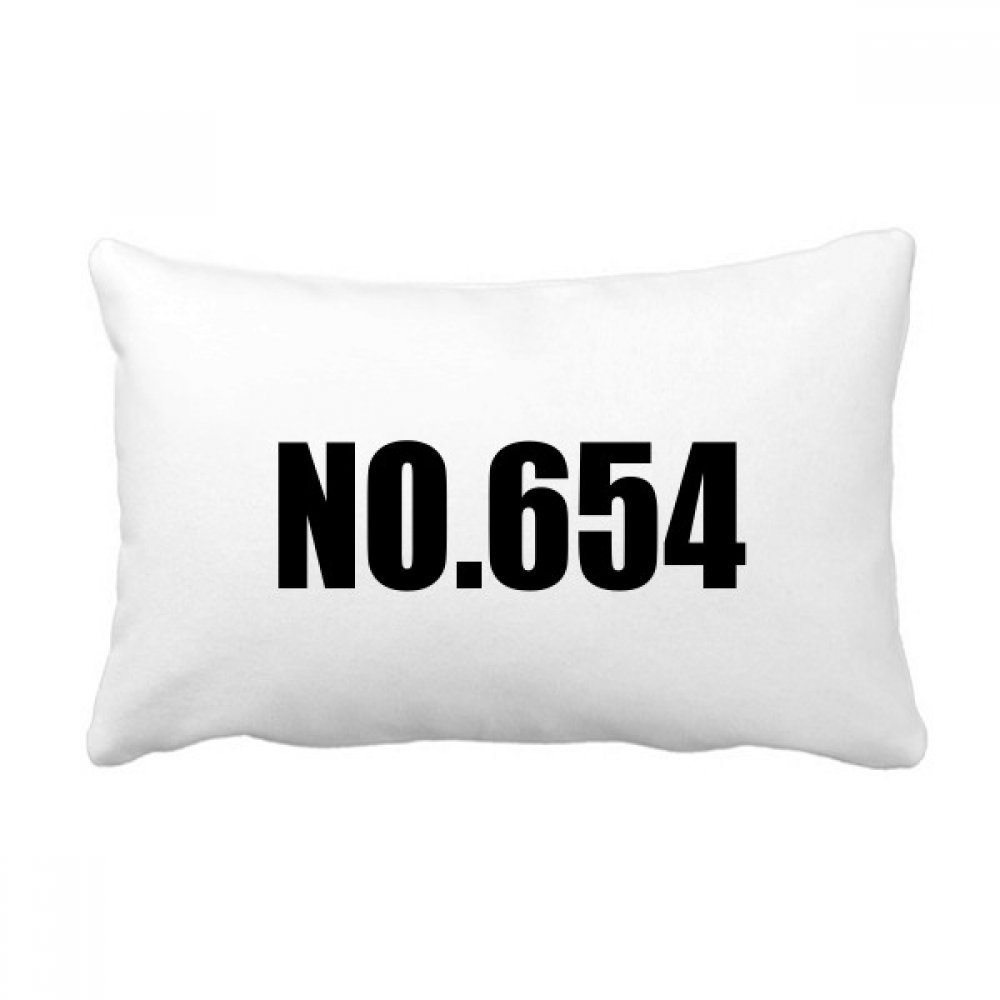 Coussin de canapé Chanceux Numéro 654 idée cadeau originale oreiller 40x60cm
